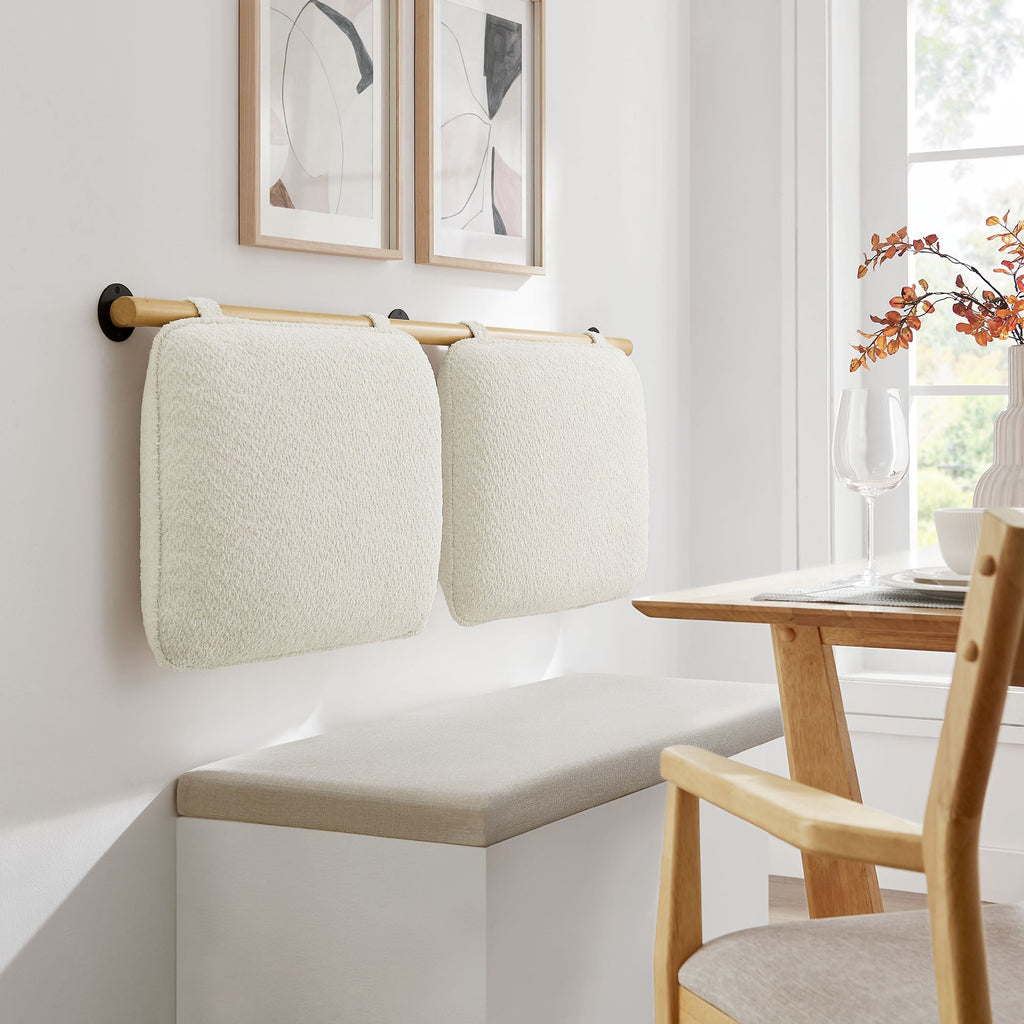 Anela Wall-Mounted Chenille Upholstered King Size Headboard