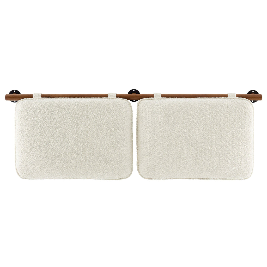 Anela Wall-Mounted Chenille Upholstered King Size Headboard