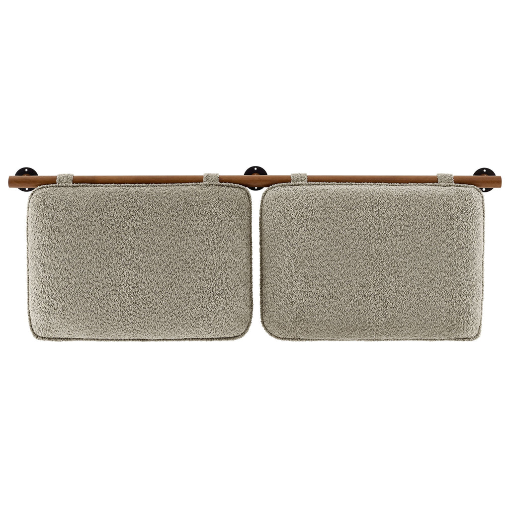 Anela Wall-Mounted Chenille Upholstered King Size Headboard