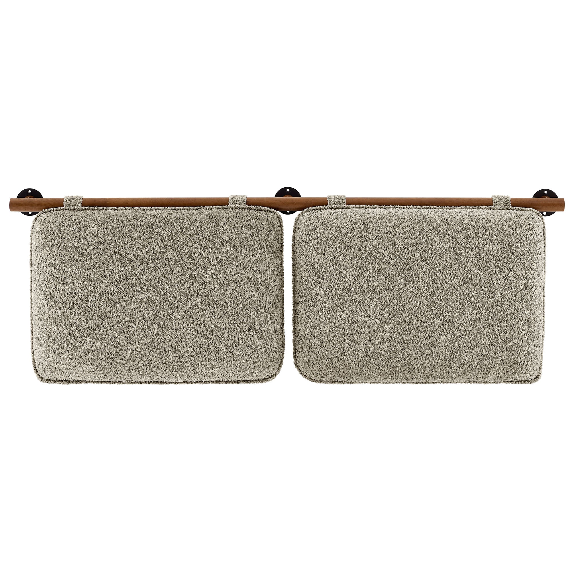Anela Wall-Mounted Chenille Upholstered King Size Headboard