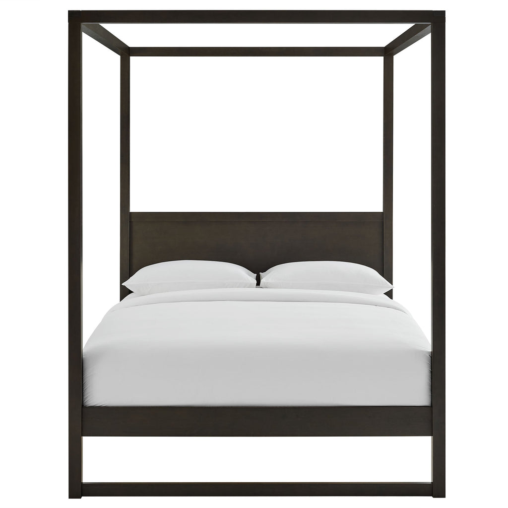 Alva Queen Wood Canopy Platform Bed by Modway
