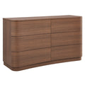 Mirae 6-Drawer Curved Dresser by Modway