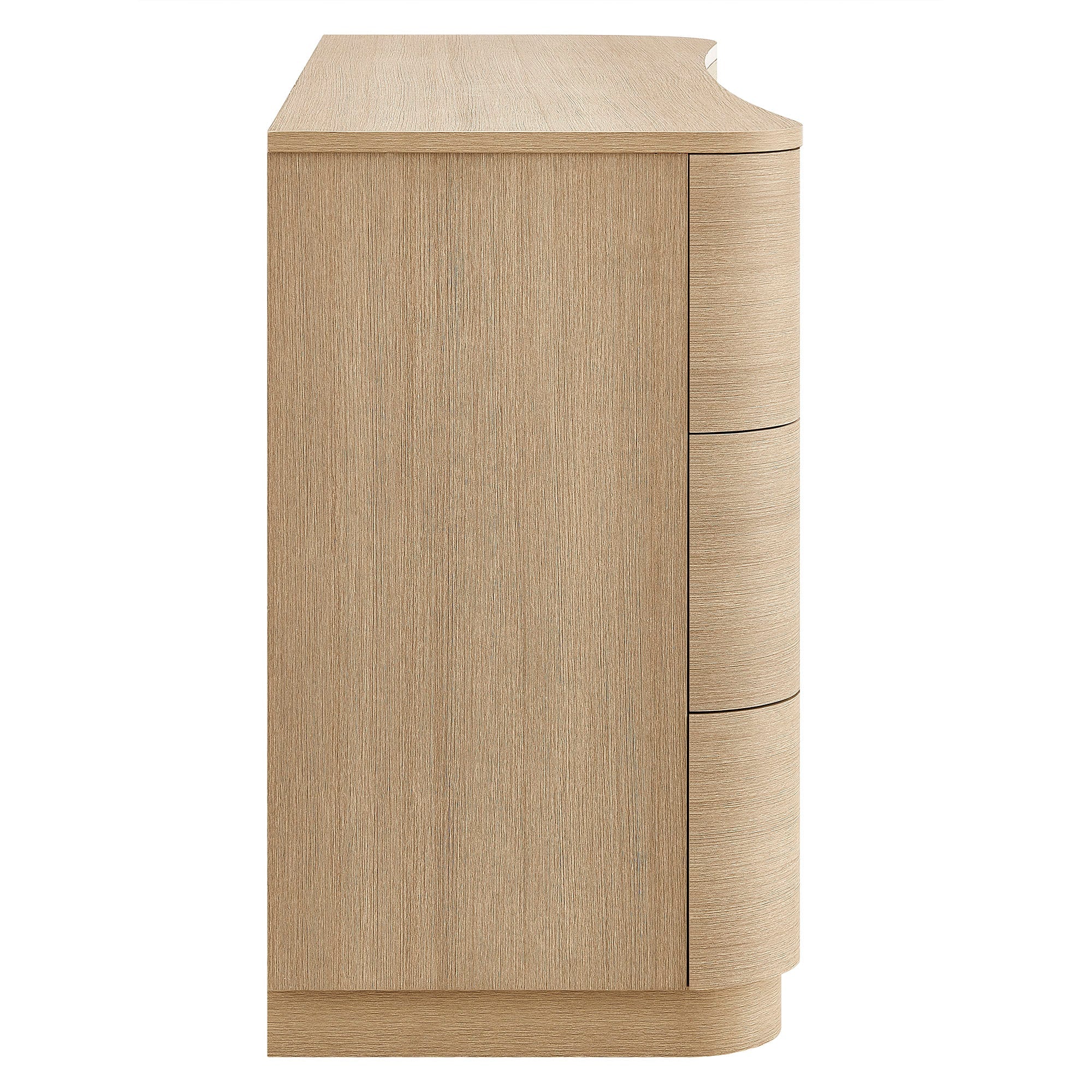Mirae 6-Drawer Curved Dresser by Modway