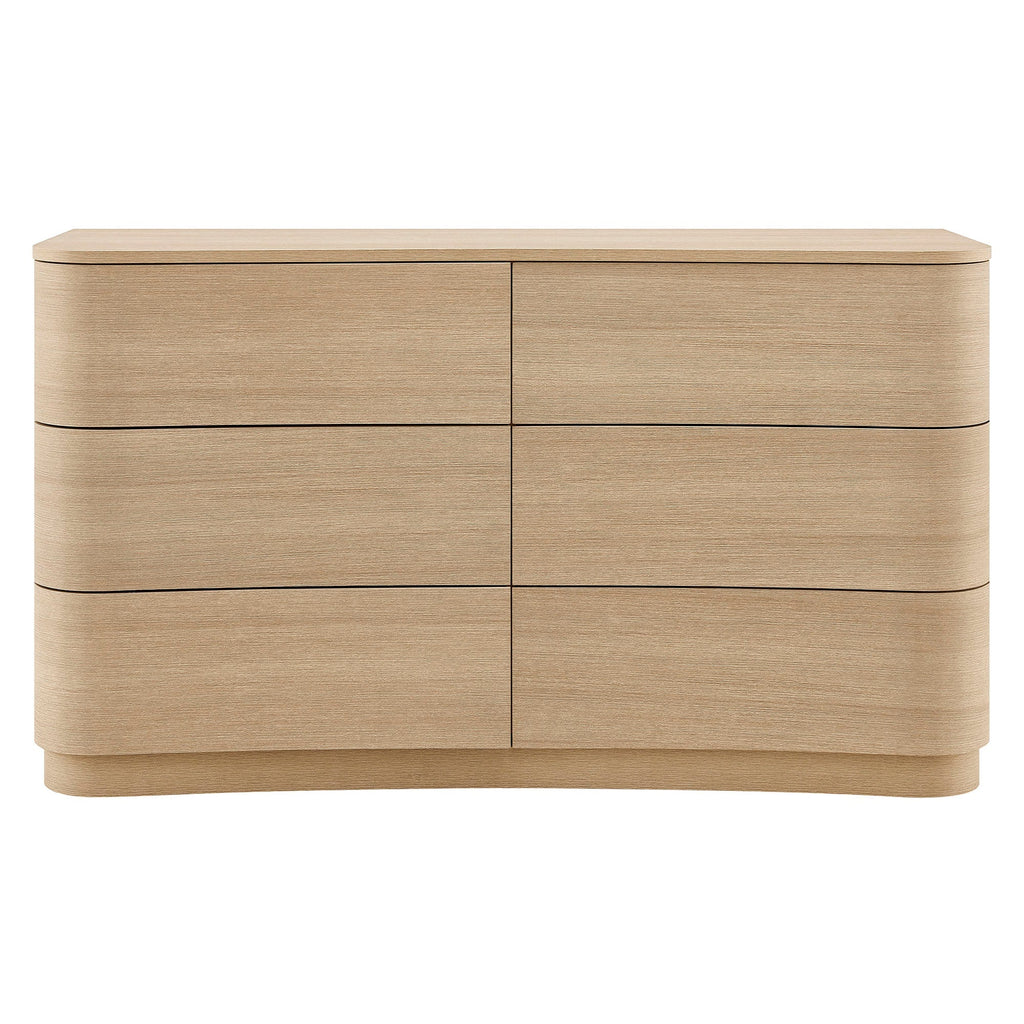 Mirae 6-Drawer Curved Dresser by Modway