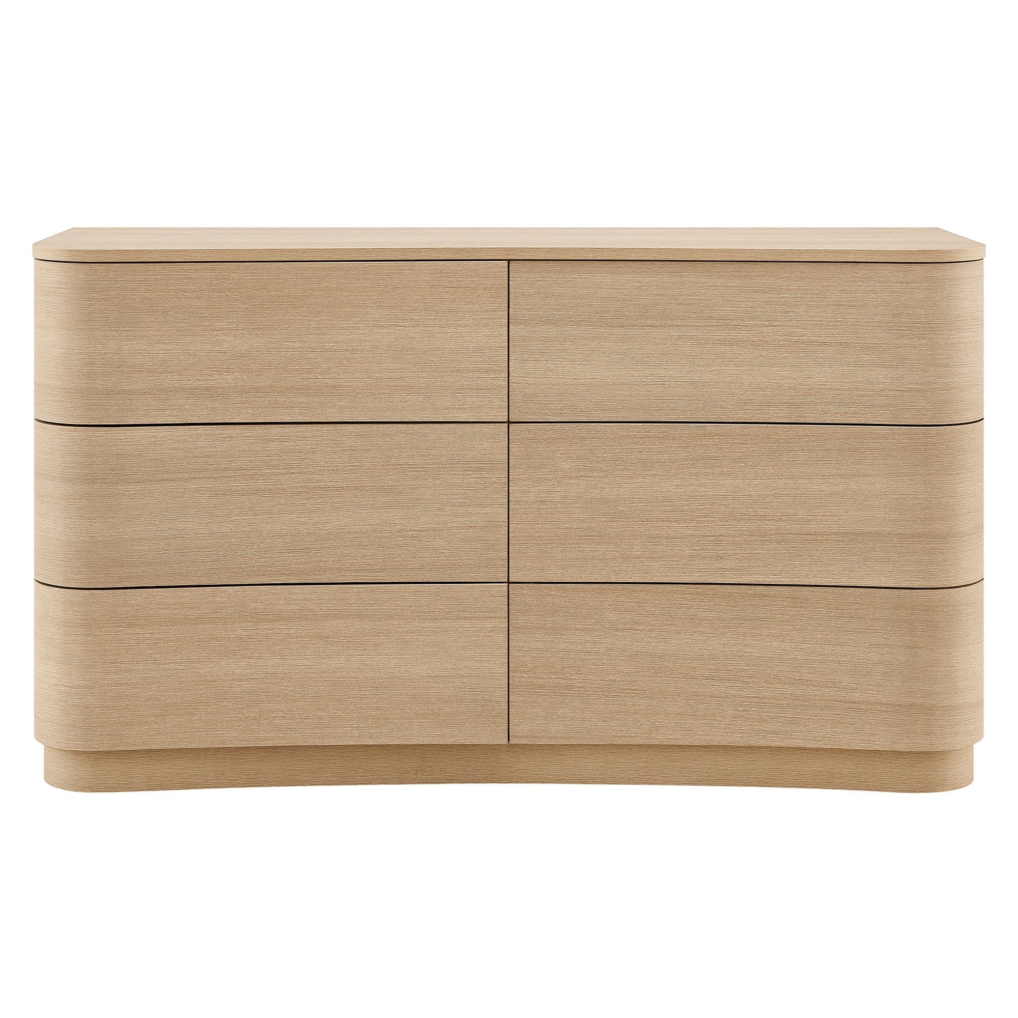 Mirae 6-Drawer Curved Dresser by Modway