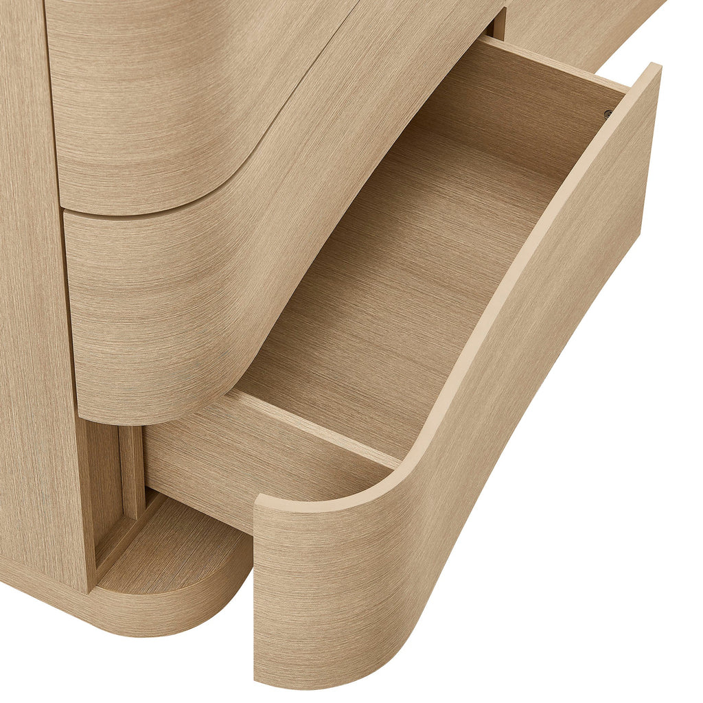 Mirae 6-Drawer Curved Dresser by Modway