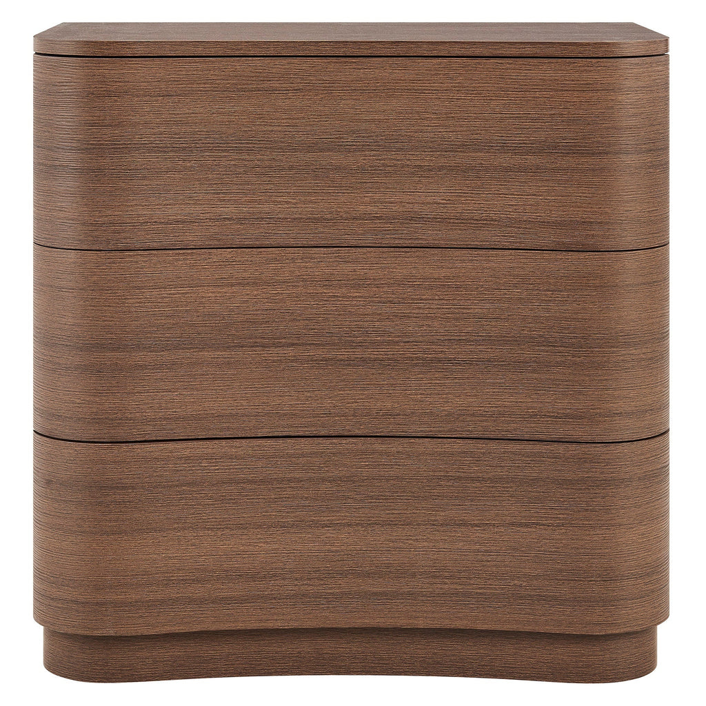 Mirae 3-Drawer Curved Compact Dresser by Modway