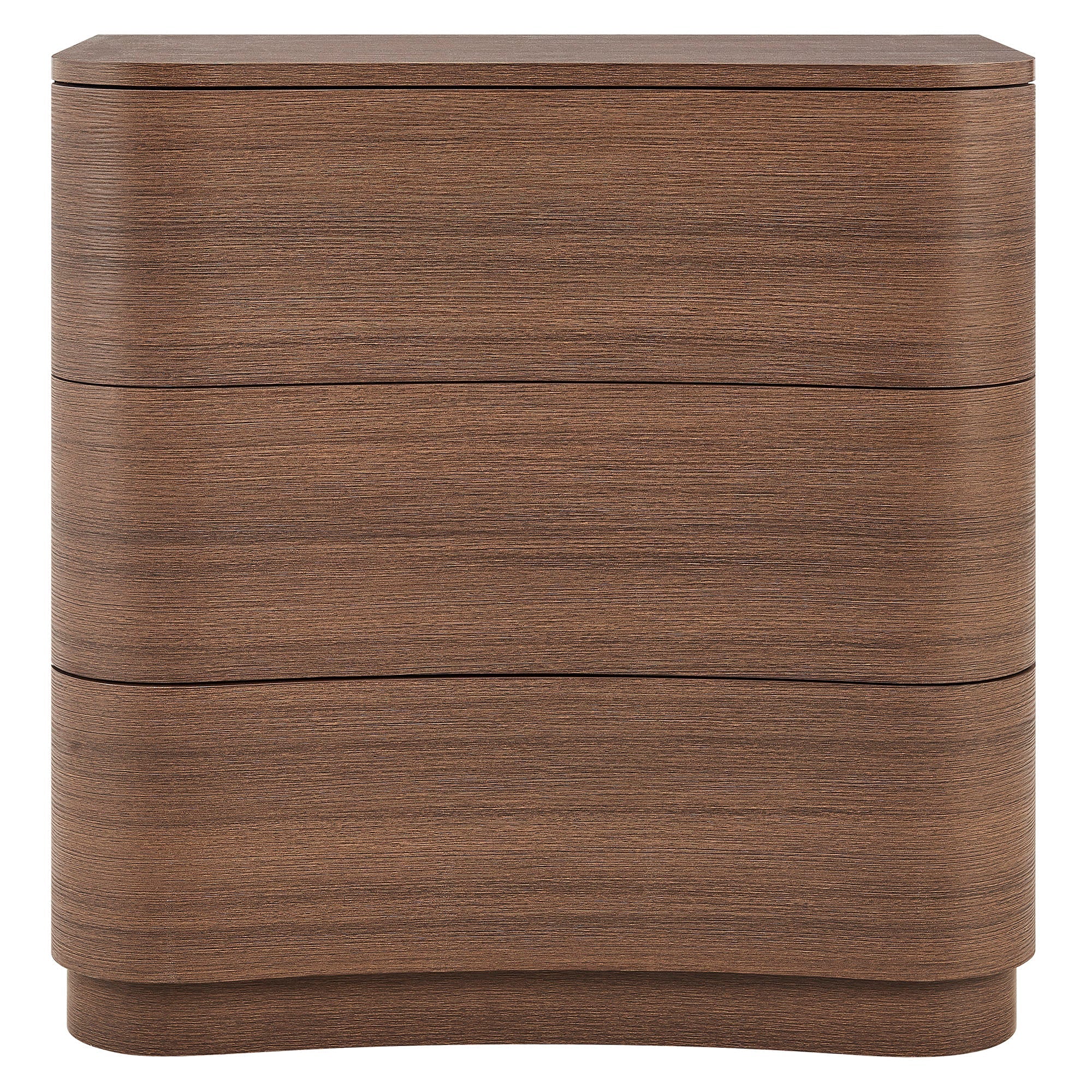 Mirae 3-Drawer Curved Compact Dresser by Modway