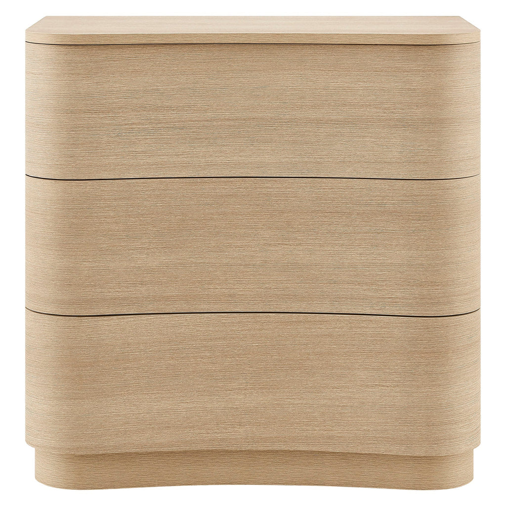 Mirae 3-Drawer Curved Compact Dresser by Modway