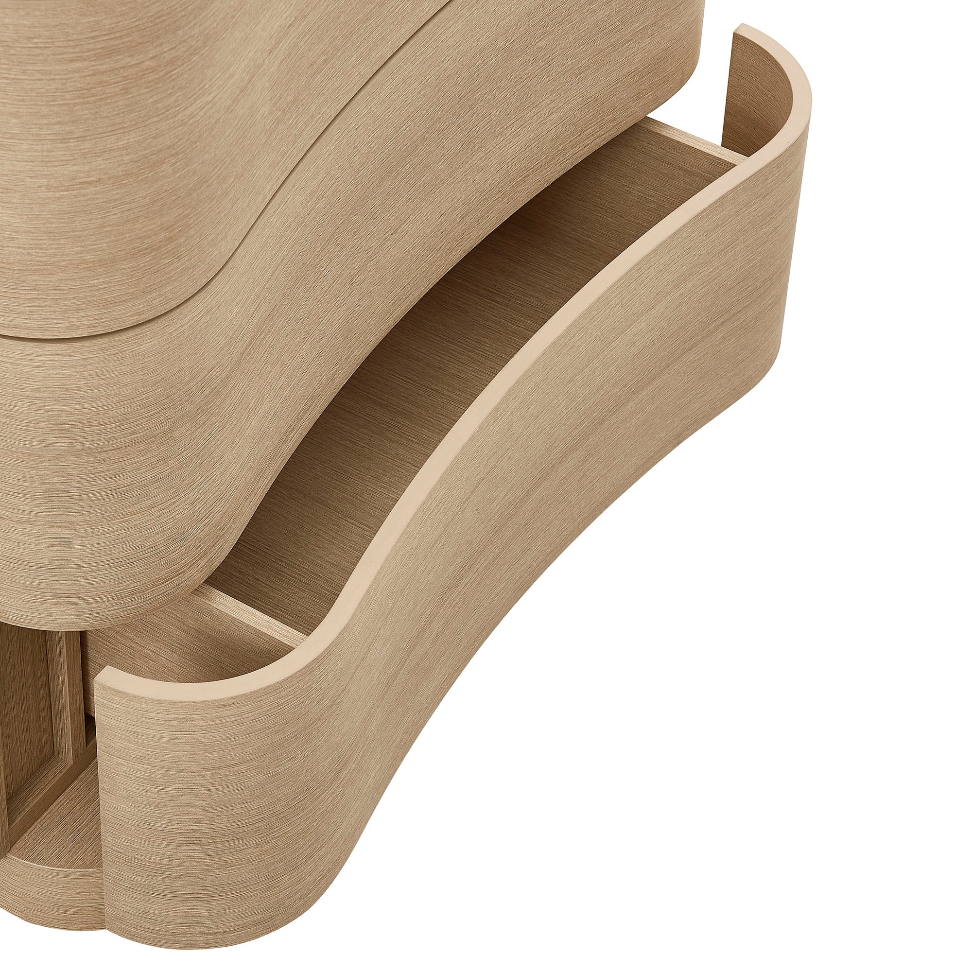 Mirae 3-Drawer Curved Compact Dresser by Modway