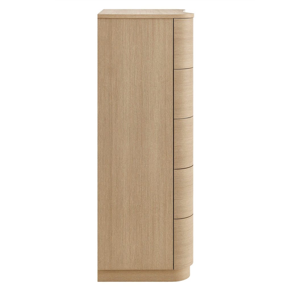 Mirae 5-Drawer Curved Dresser Chest by Modway