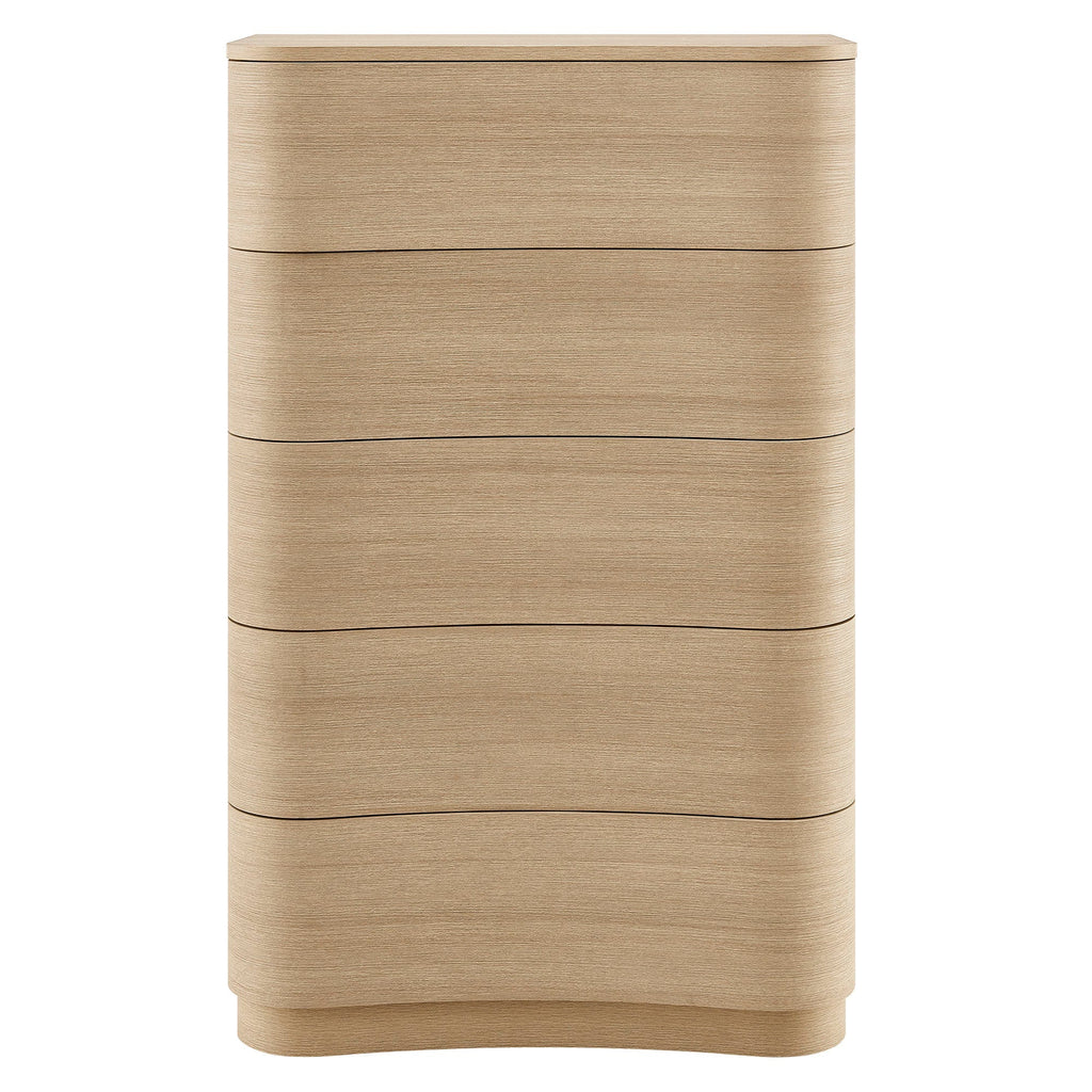 Mirae 5-Drawer Curved Dresser Chest by Modway