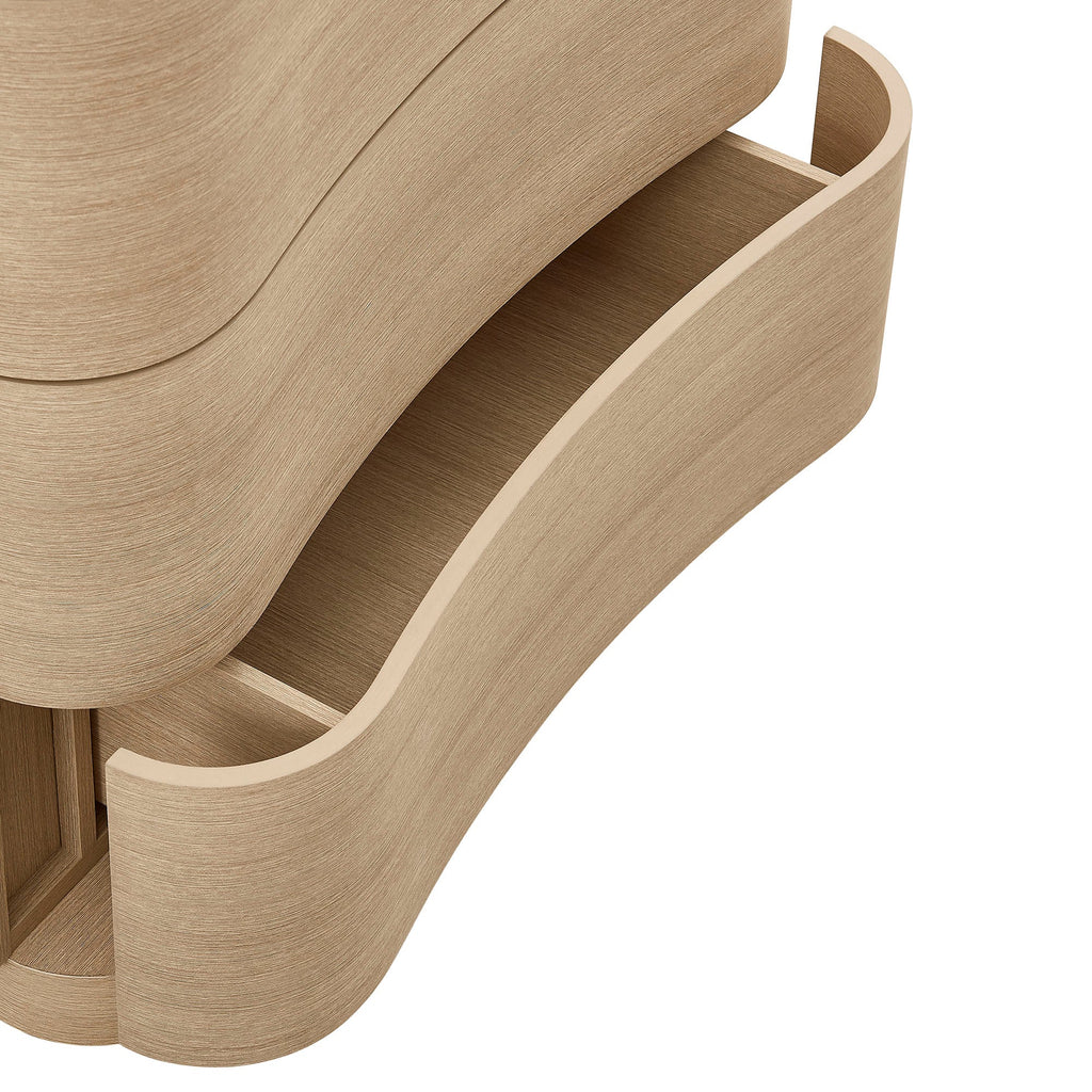 Mirae 5-Drawer Curved Dresser Chest by Modway