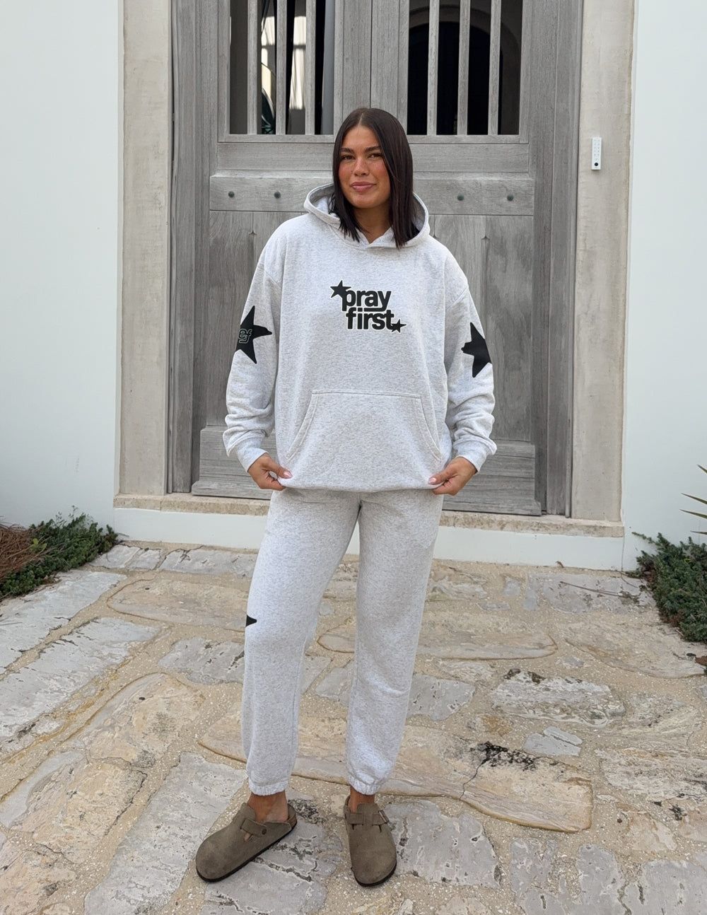 Pray First Unisex Hoodie