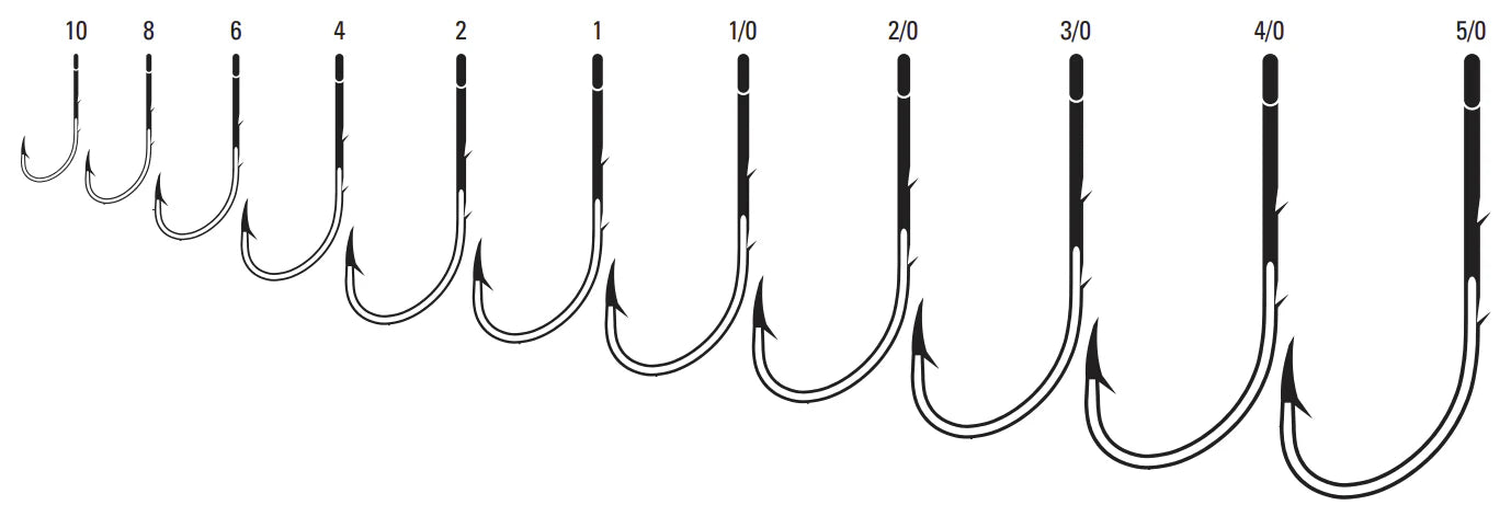 EAGLE CLAW (5 PACK) Round Bend EWG Worm Hook Platinum Blk #4/0 12pc LPS098PG-4/0