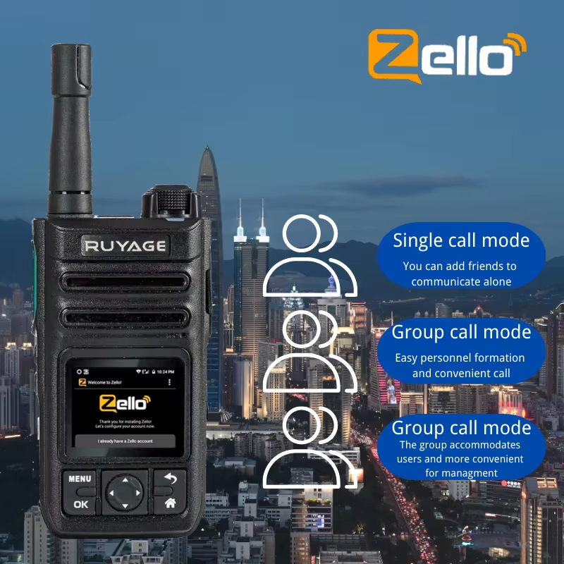 RUYAGE ZL60 Zello Walkie Talkie | WiFi Long Range PoC Radio