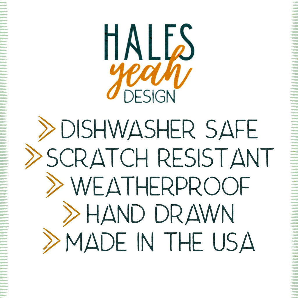 Hales Yeah Design Better Together Sticker ~3" at Longest Edge