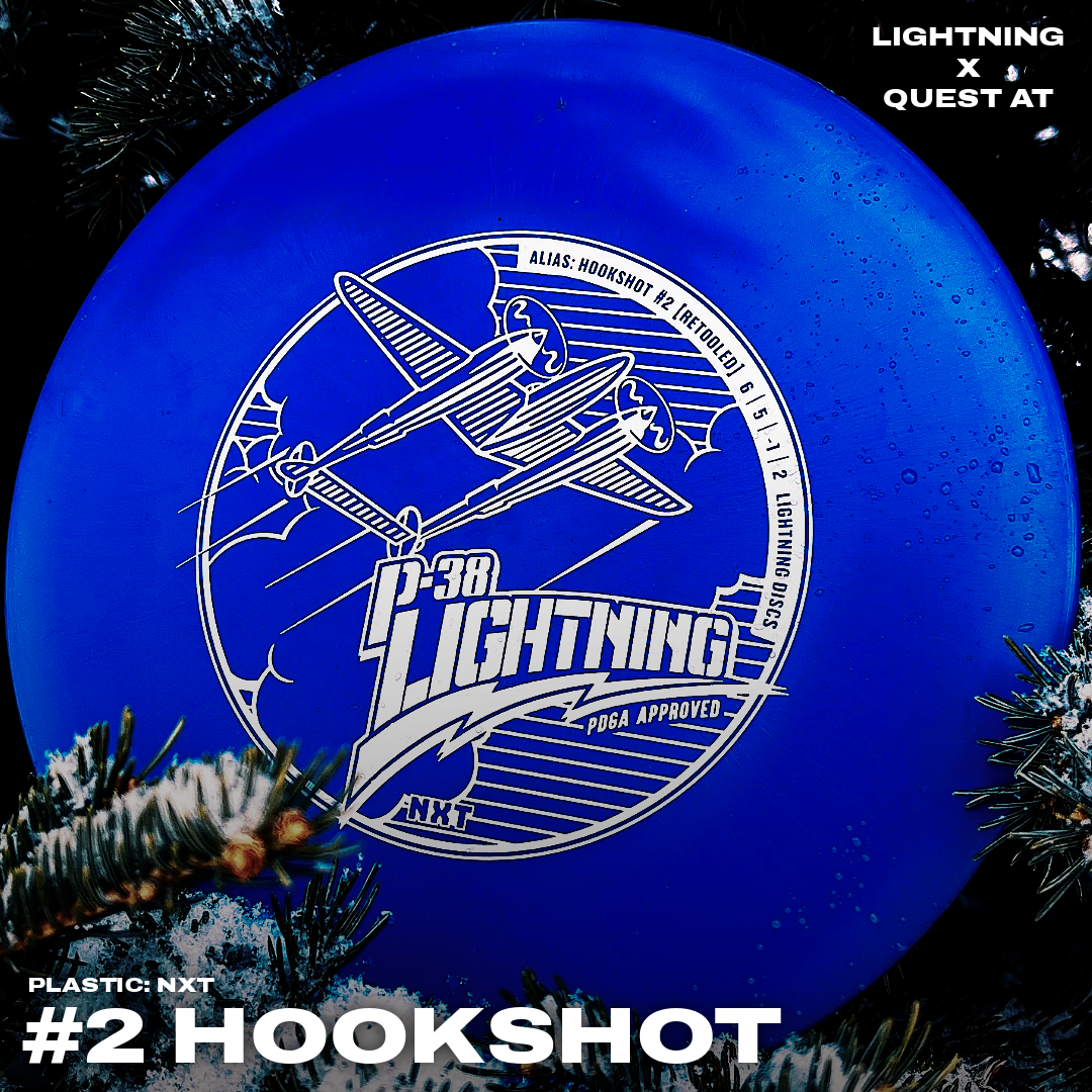 Lightning NXT P-38 #2 Hookshot Fairway Driver Golf Disc