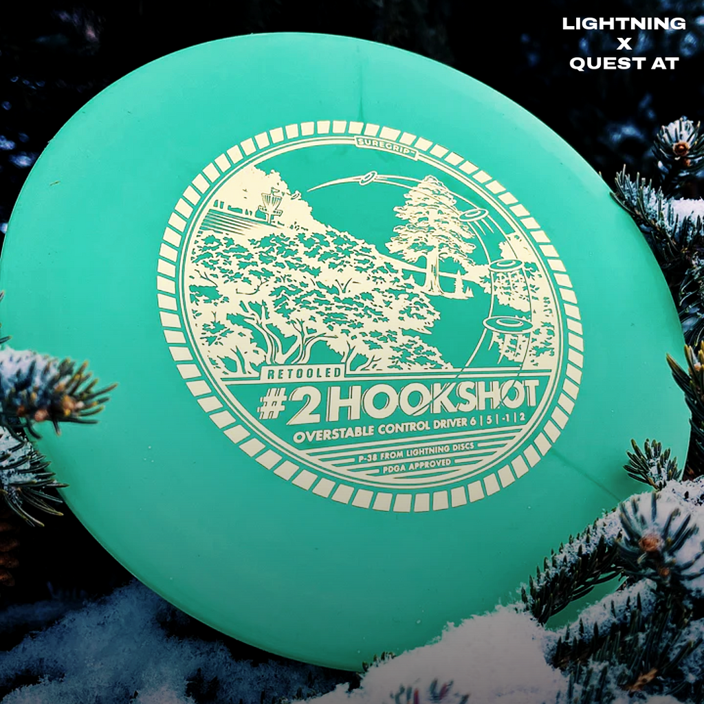 Lightning Sure Grip #2 Hookshot Fairway Driver Golf Disc