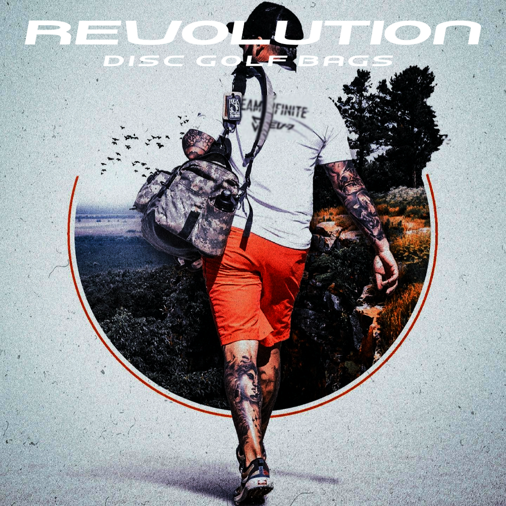 Revolution Carolina Team V3 Disc Golf Bag - Rust