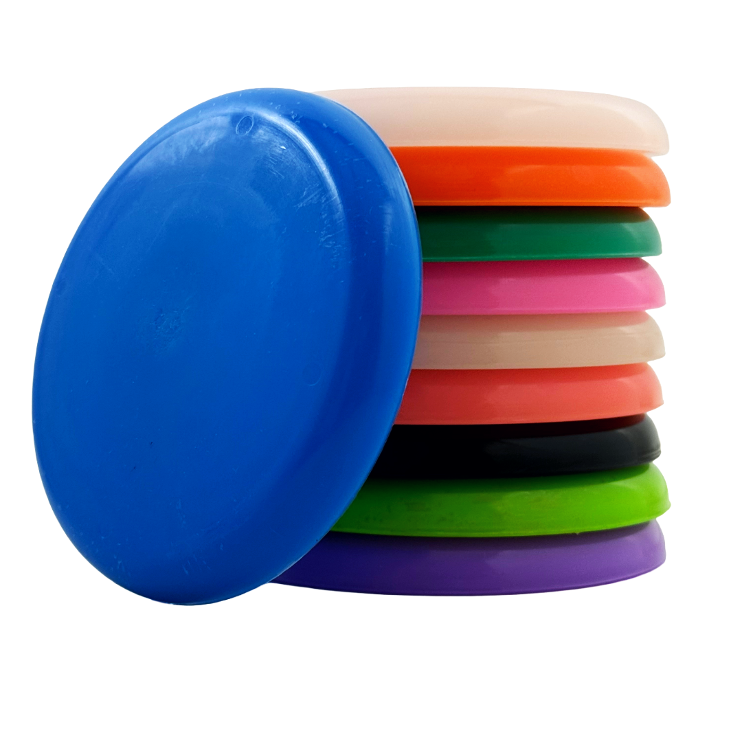 Mini Disc 3.75" - 4.25' Blank Top Inter-Locking Mini Marker Discs