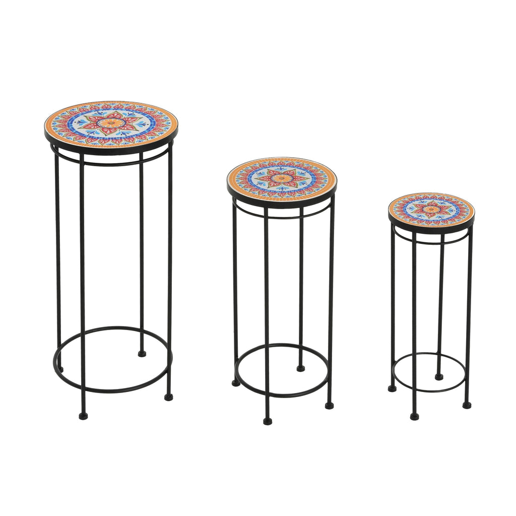 Wesley Plant Stand Black / Red