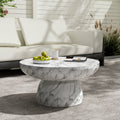 MGO Faux Marble Coffee Table for Indoor and Outdoor Use