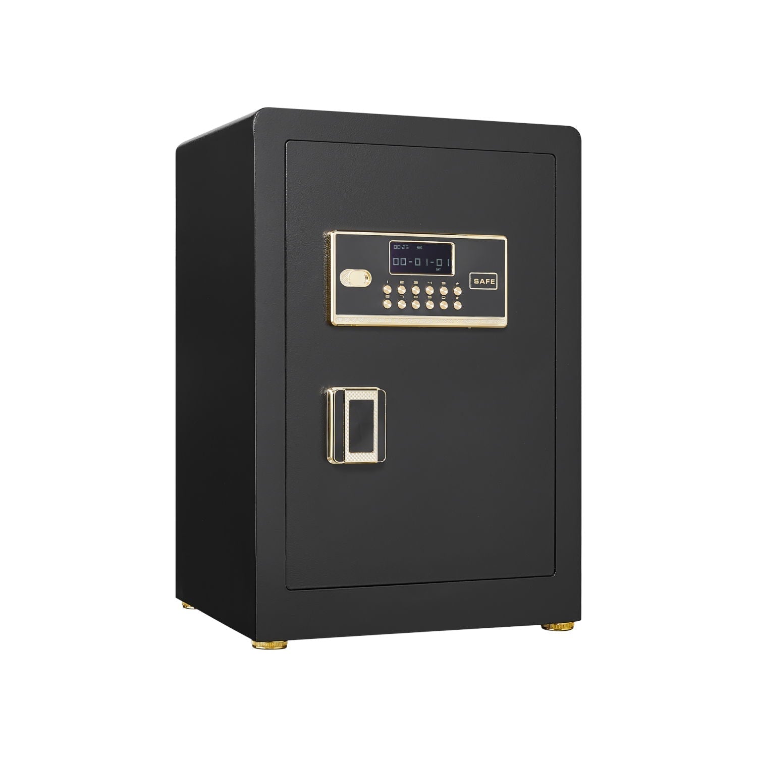Security Electronic Home Safe With Digital Lock, Removable Shelf, Mute Function, Interior For Documents, Cash, Jewelry