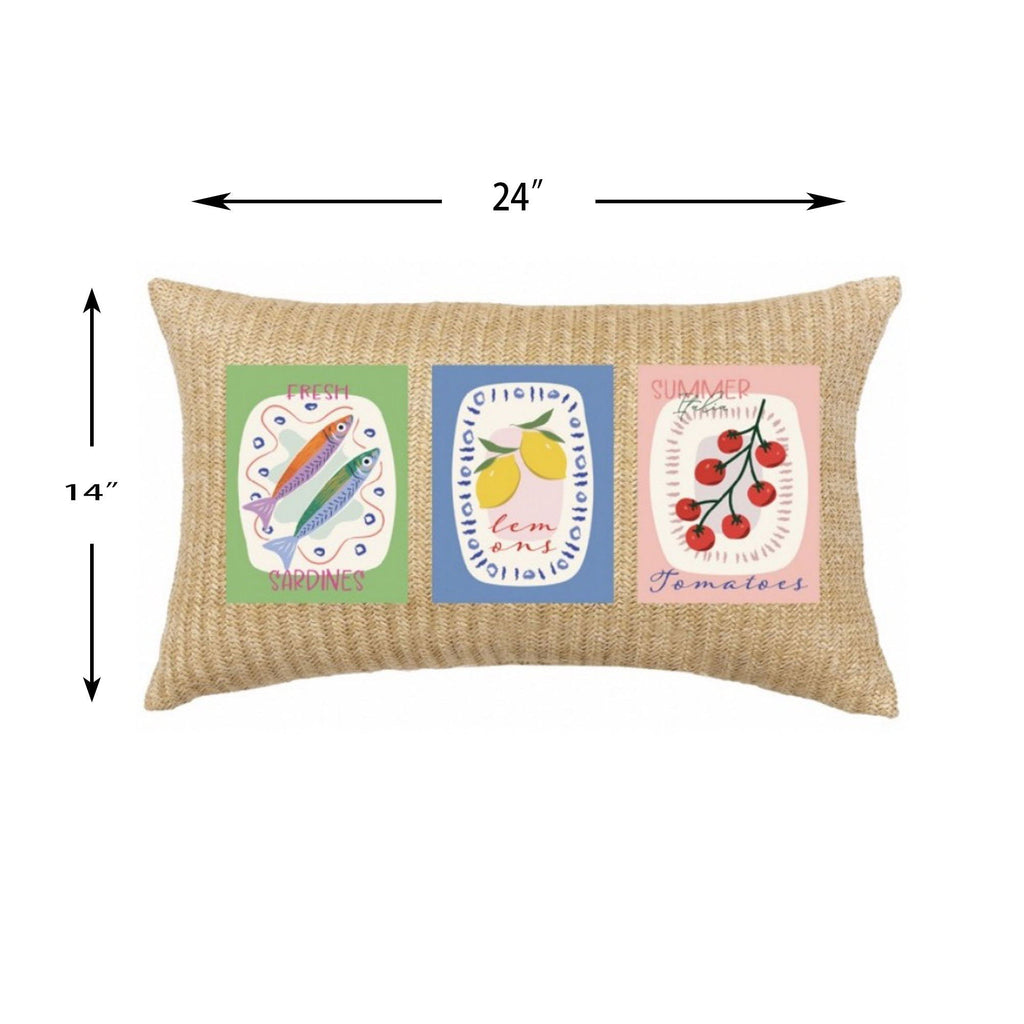 Outdoor Lumbar Pillow - Multi