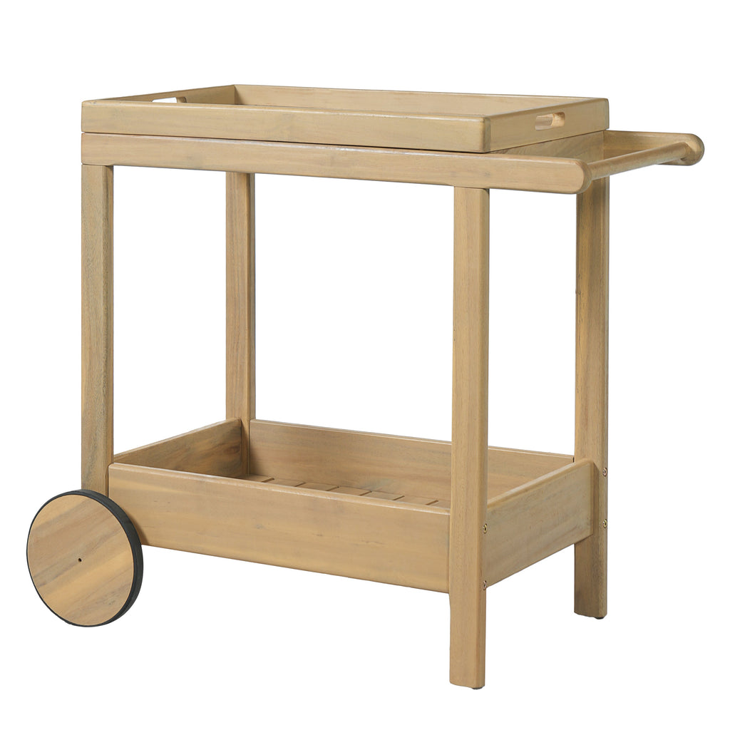 Saratoga Outdoor Rolling Bar Cart