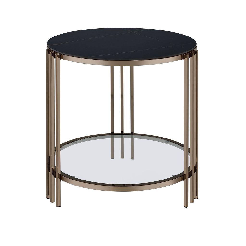 Abisha - Sintered Stone Top Round Tables