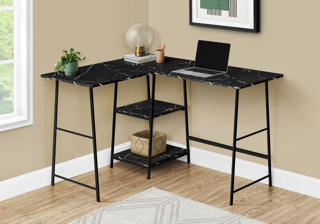 Contemporary L-Shape Corner Computer Desk