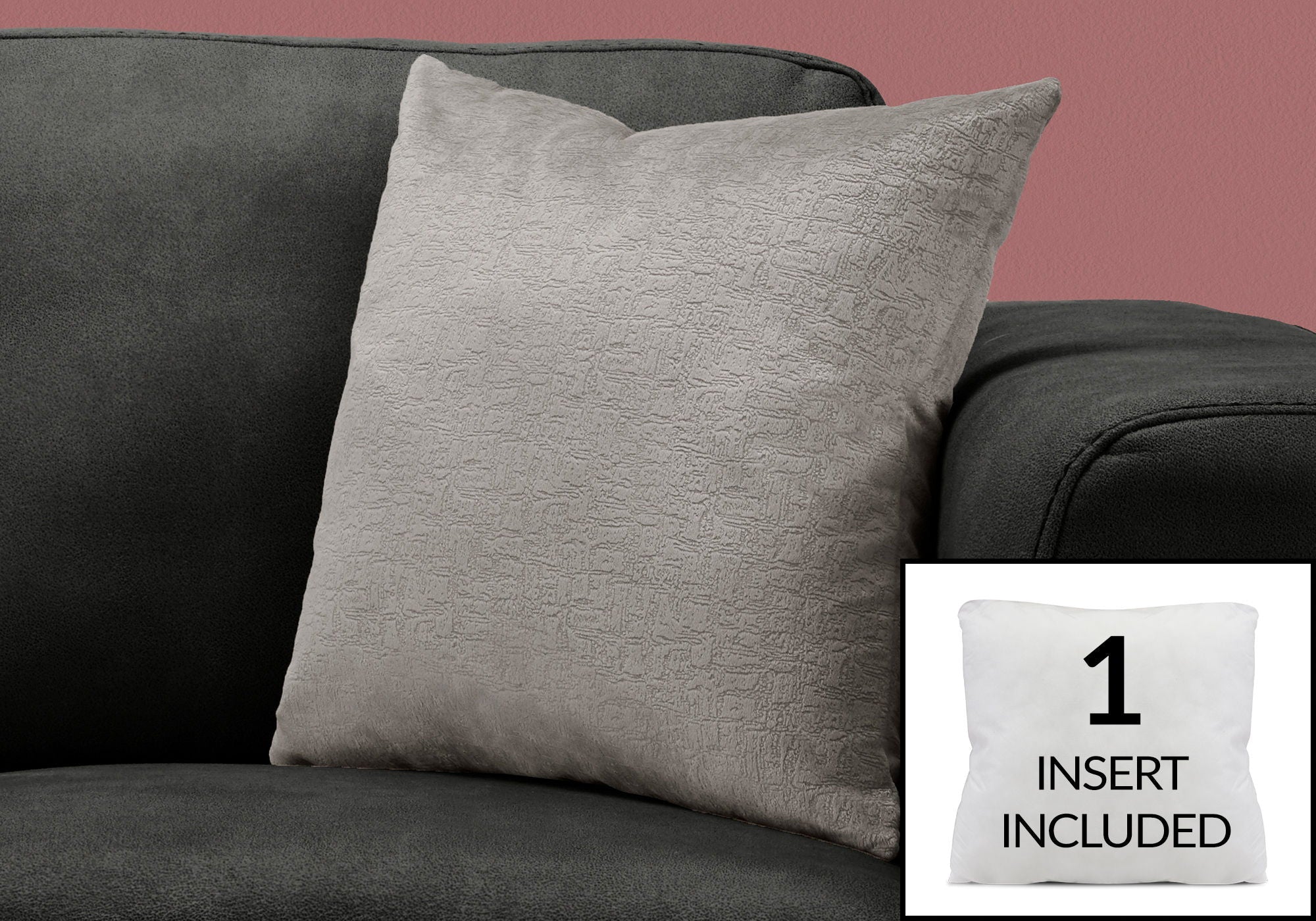 Pillow Square with Insert - Decorative Throw Pillow