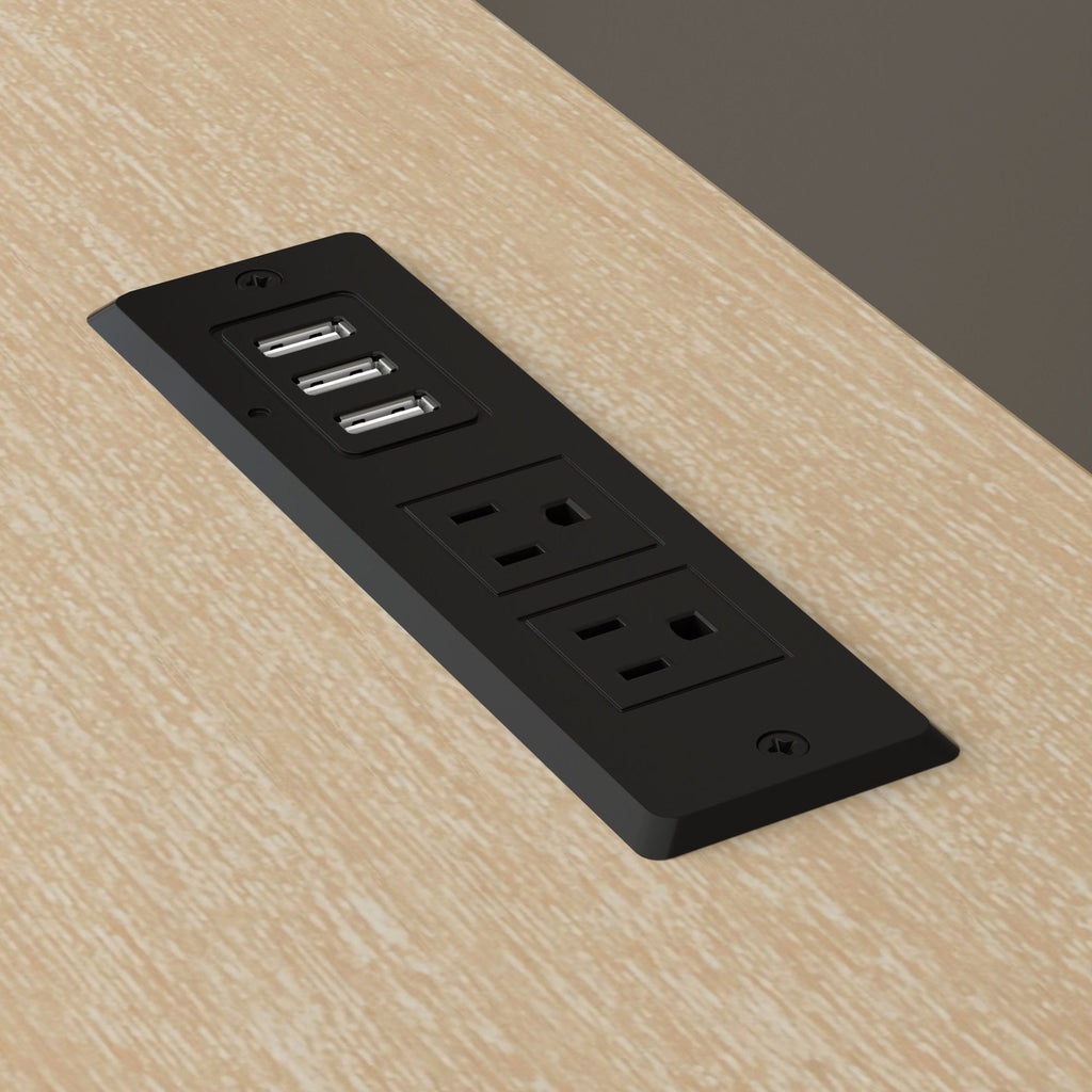 Desk - Tan - Wood