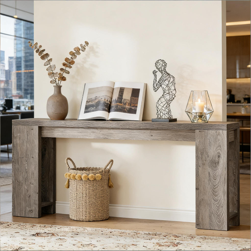 Wood Entryway Console Table, Console Table, Side Table