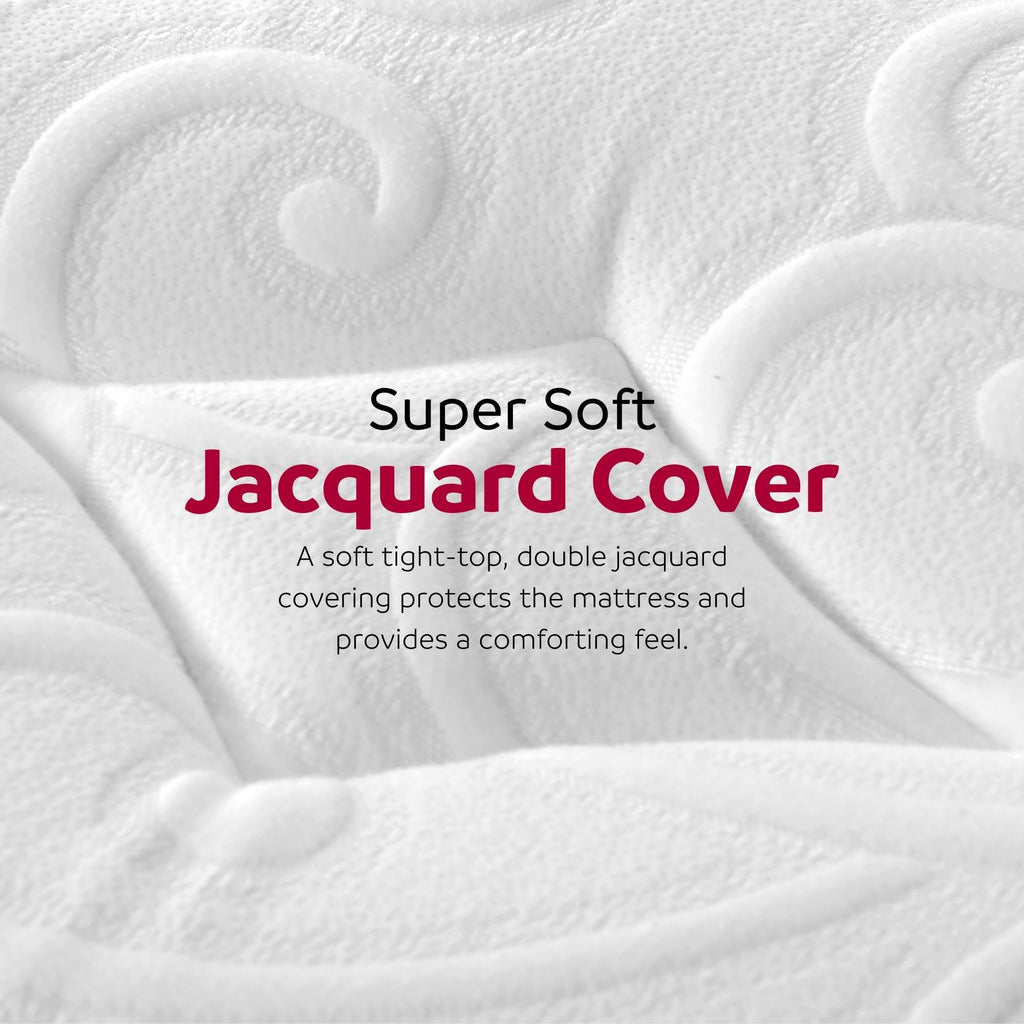 13" Ultra Plush Gel Memory Foam Mattress For Bed With Double Layered Jacquard Cover - Gray / White - King