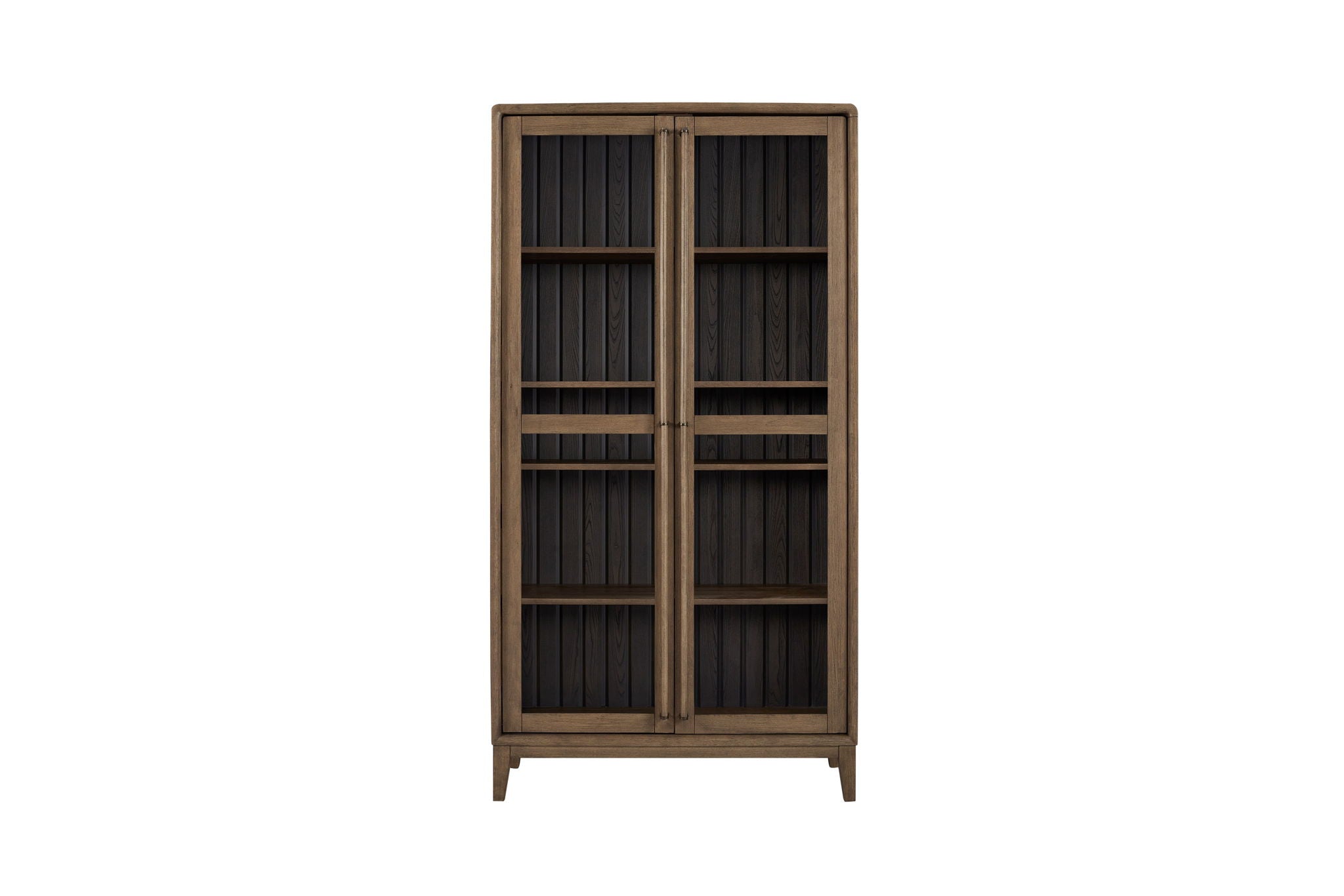 Display Cabinet - Latte / Peppercorn