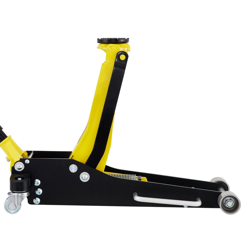 Vevor Racing Floor Jack 3 Ton Dual Pump Lift - Natural