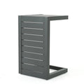 Aluminum Outdoor C-Shaped Side Table for Patio