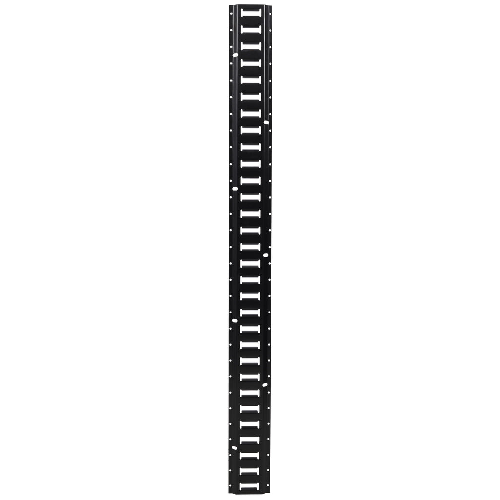 12 Pieces E Track Tie-Down Rail Kit for Trucks, Vans, Garages - Black