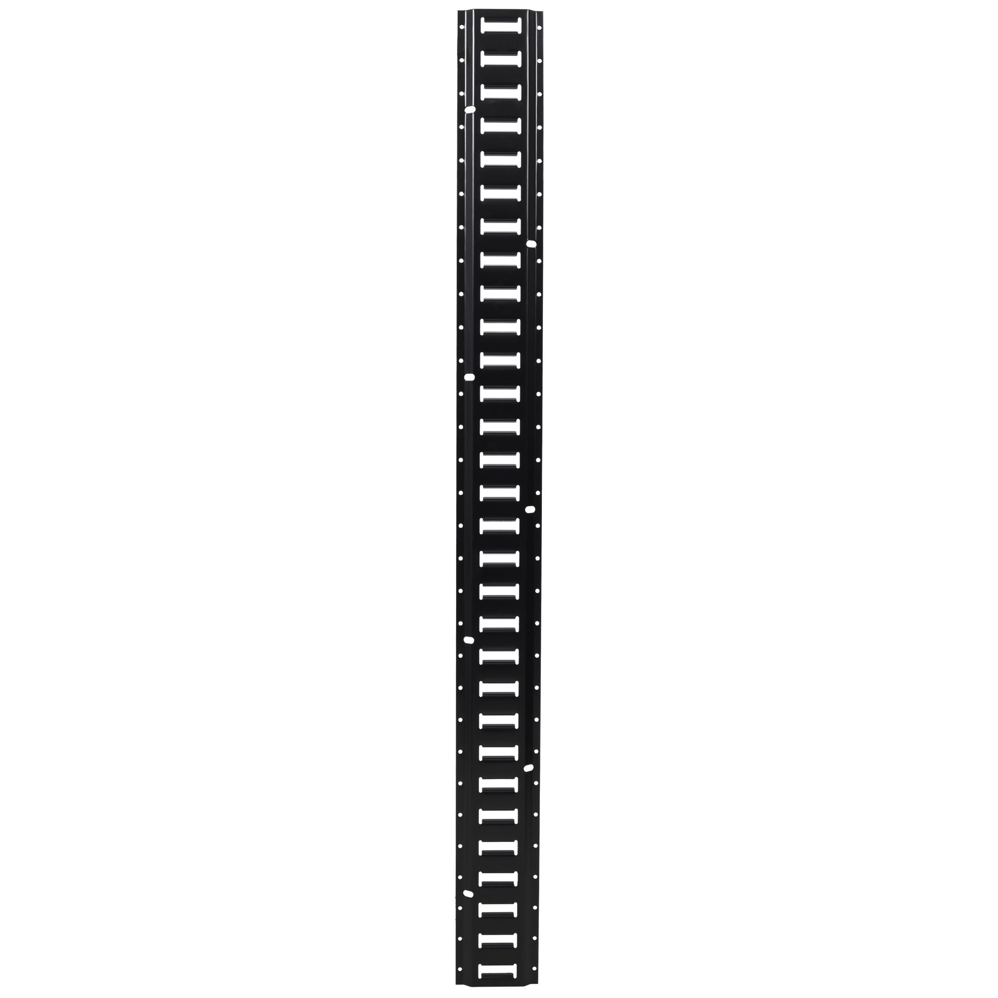 12 Pieces E Track Tie-Down Rail Kit for Trucks, Vans, Garages - Black