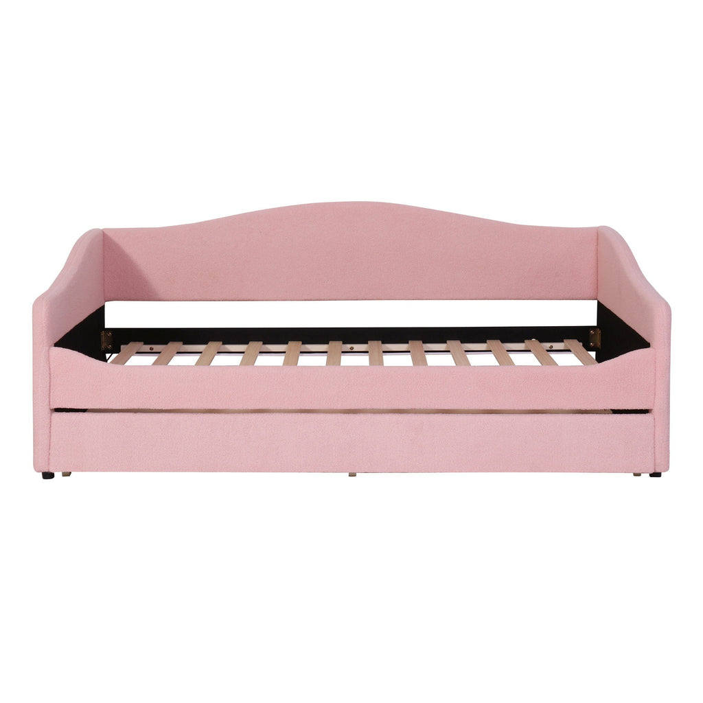 Design Upholstered Daybed With Light and Trundle
