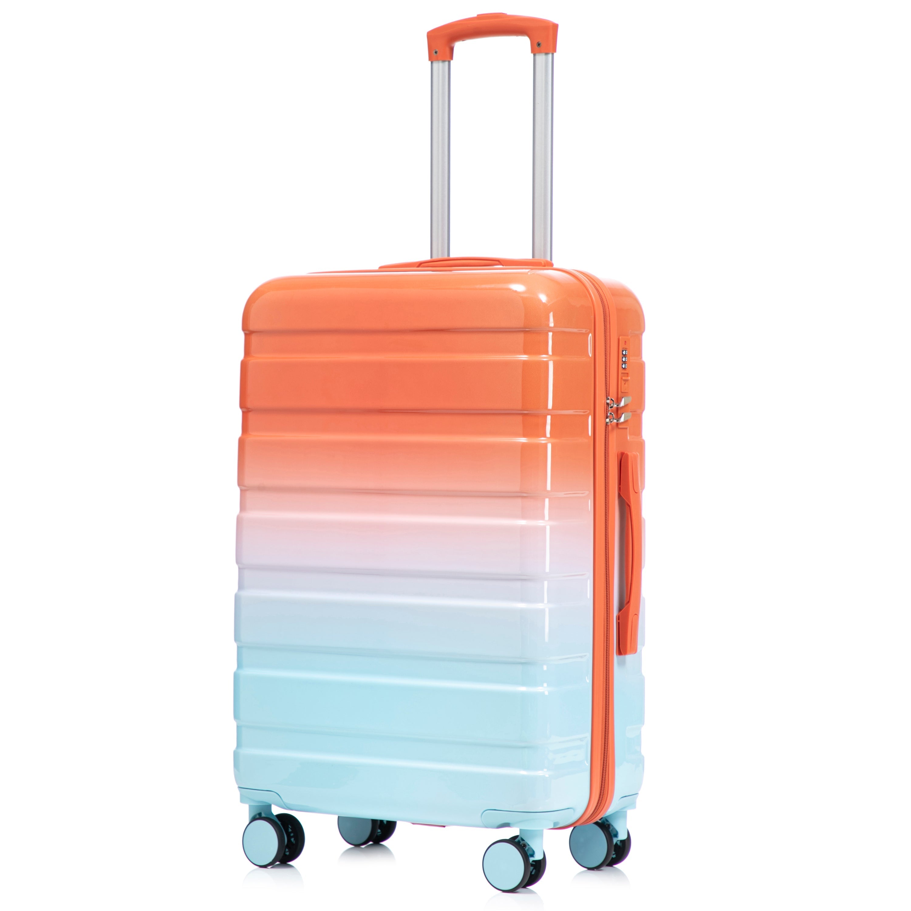 3-Piece Spinner Wheel Luggage Set with Gradient Color