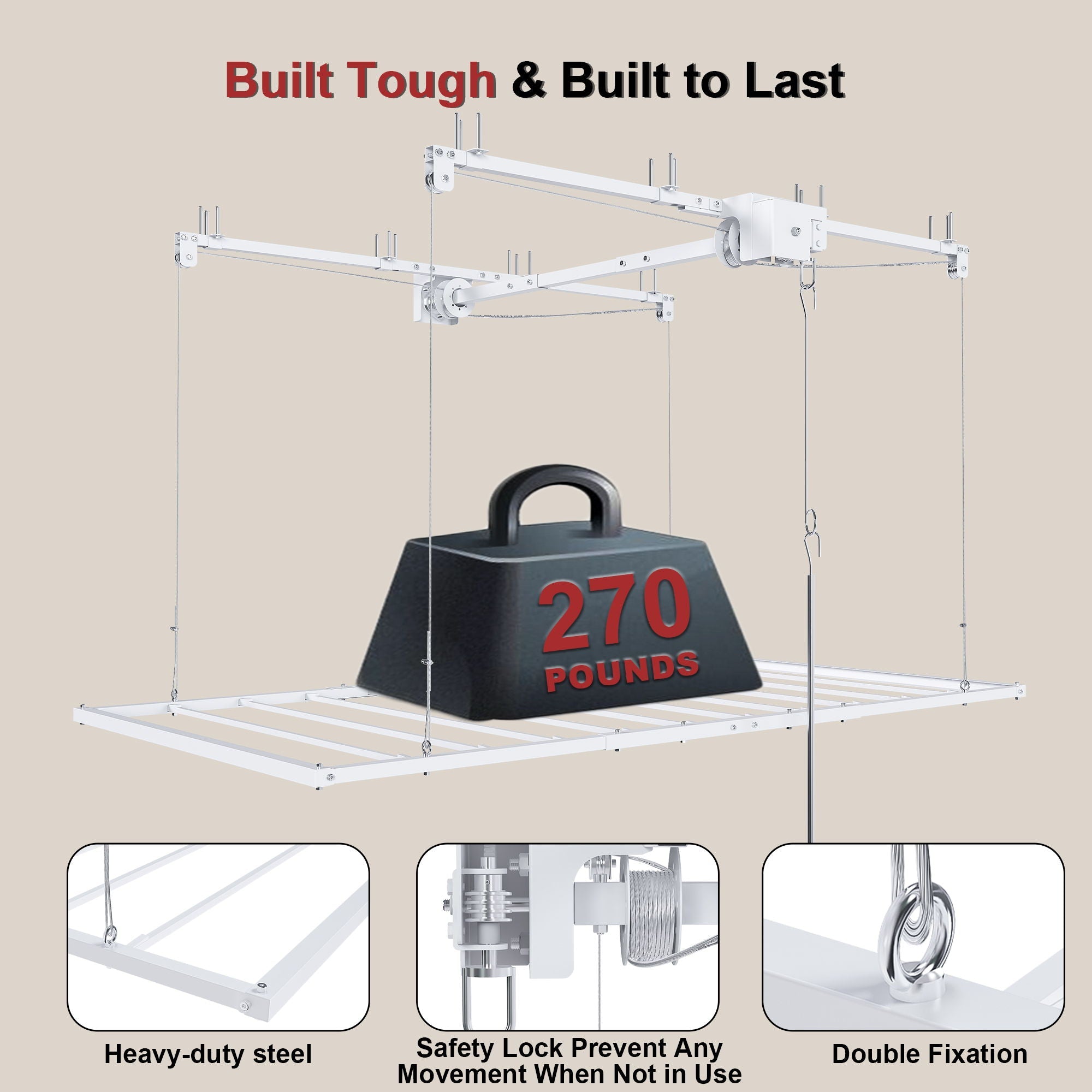 Overhead Garage Storage Rack