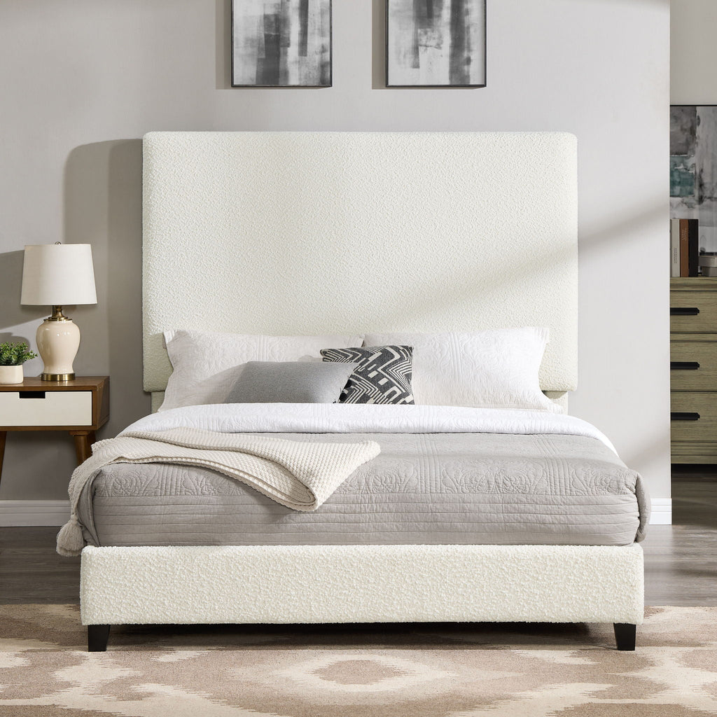 Upholstered Headboard Platform Bed