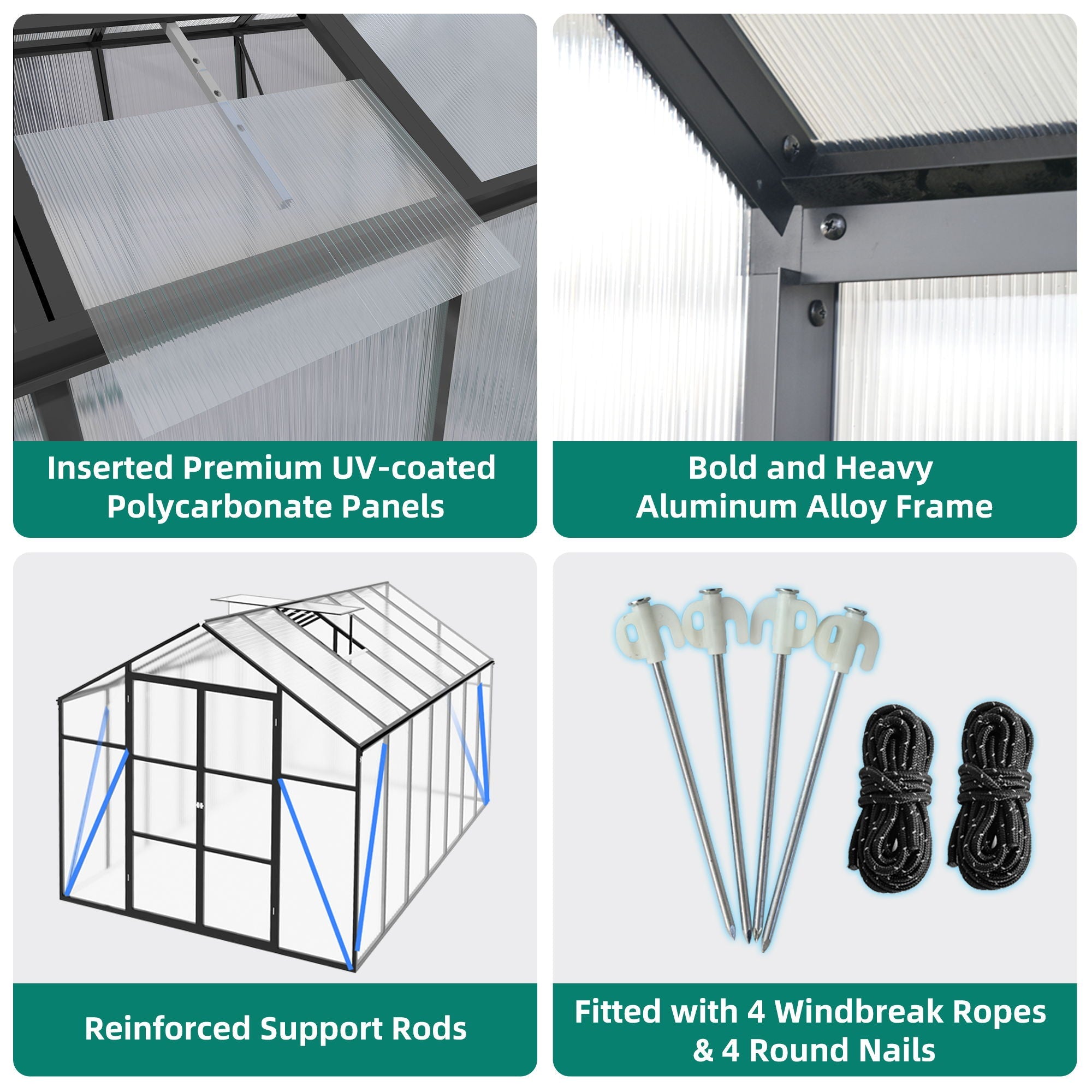 Gain Height Windproof house All Season Outdoor Garden Shelter