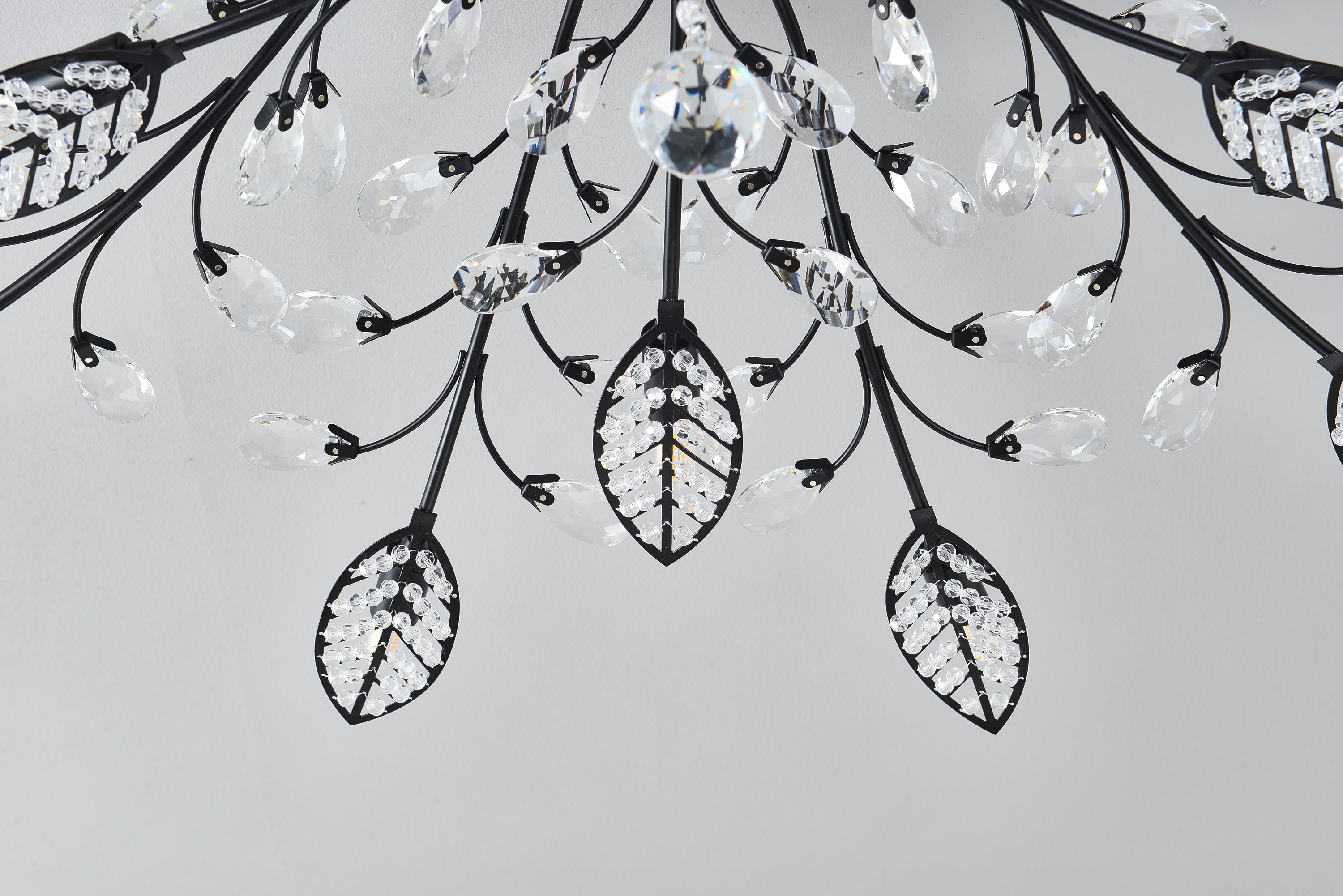 15-Light Chandelier Crystal Ceiling Lamp