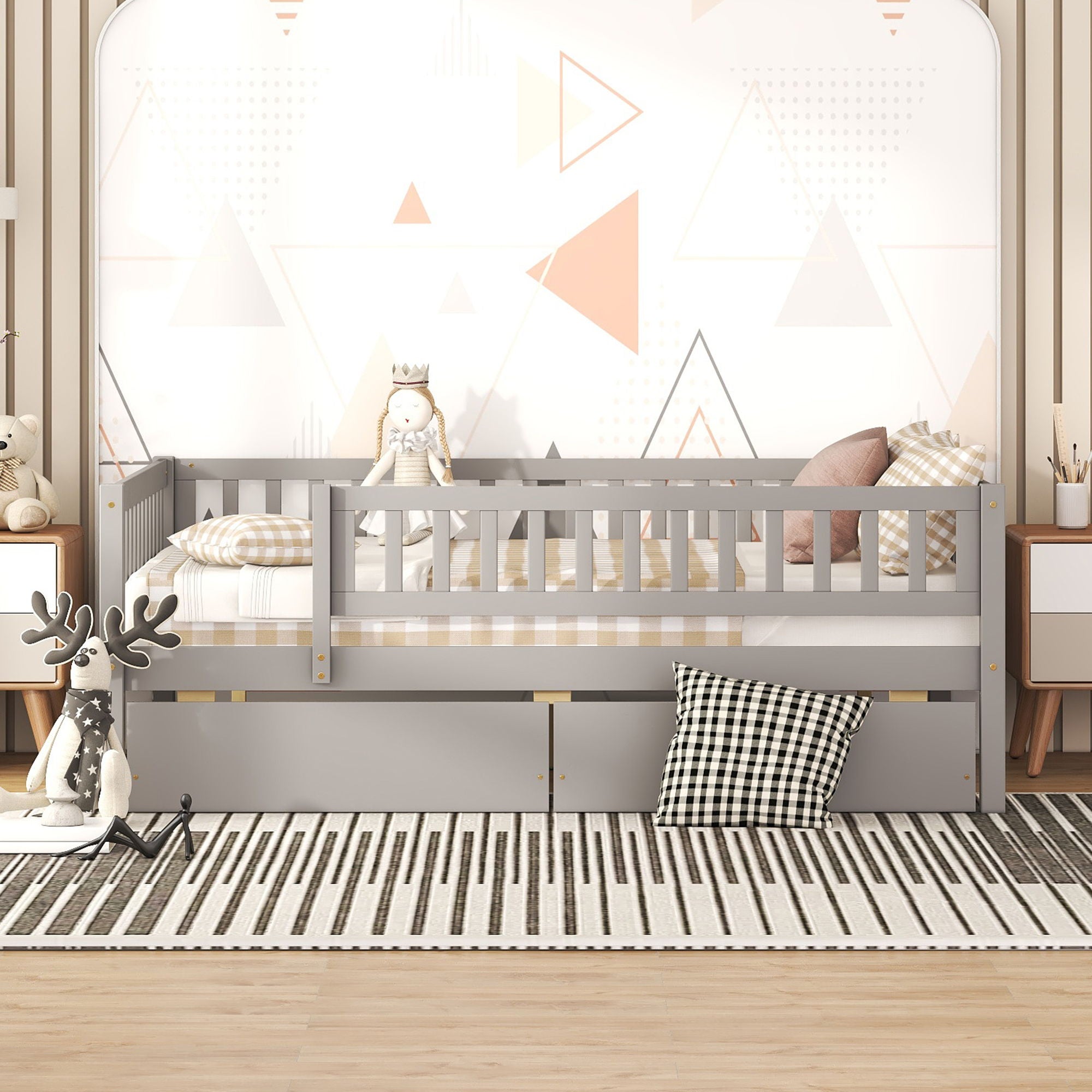 Multi Functional Wooden Daybed Bed