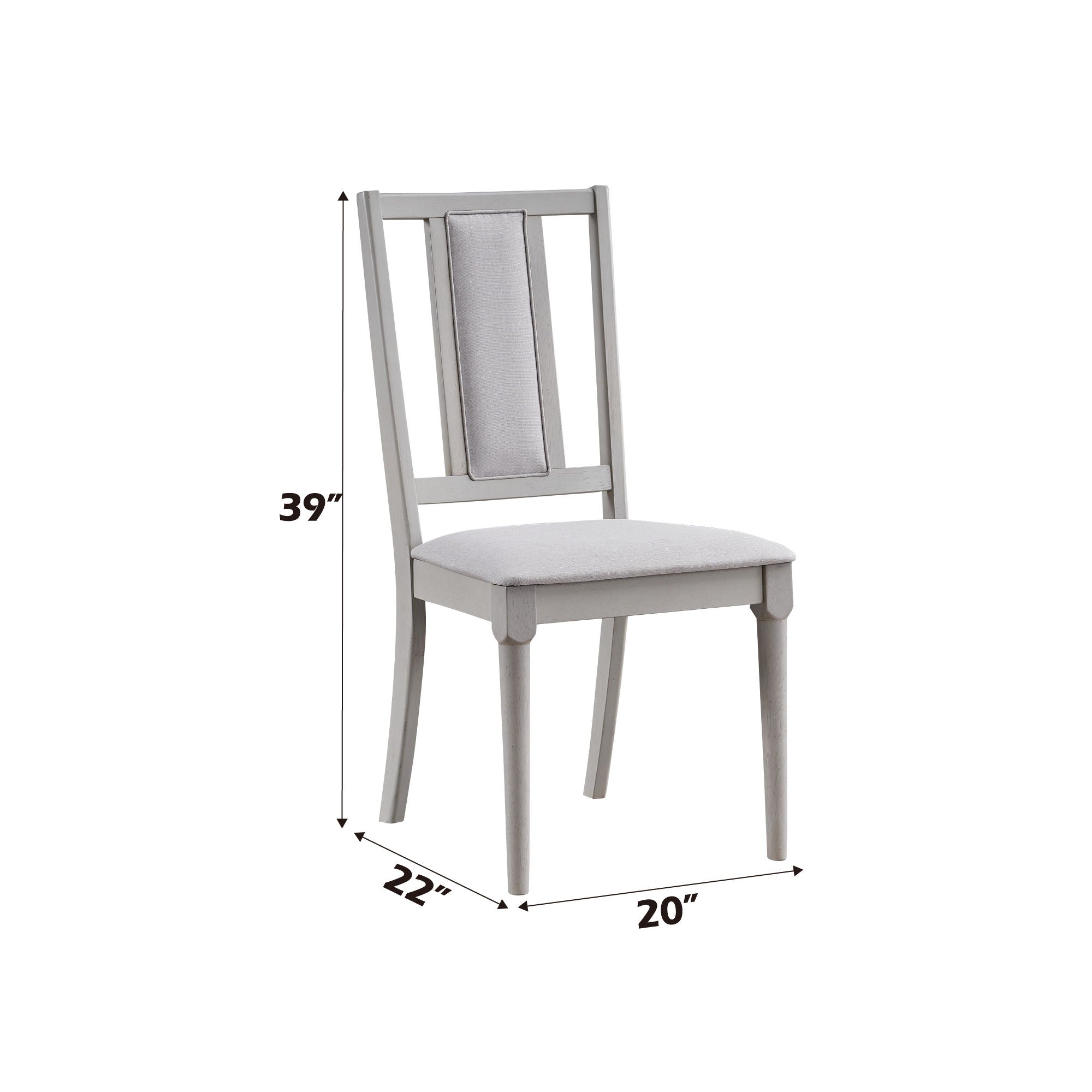 Marta Side Chair (Set of 2) - Beige / Natural