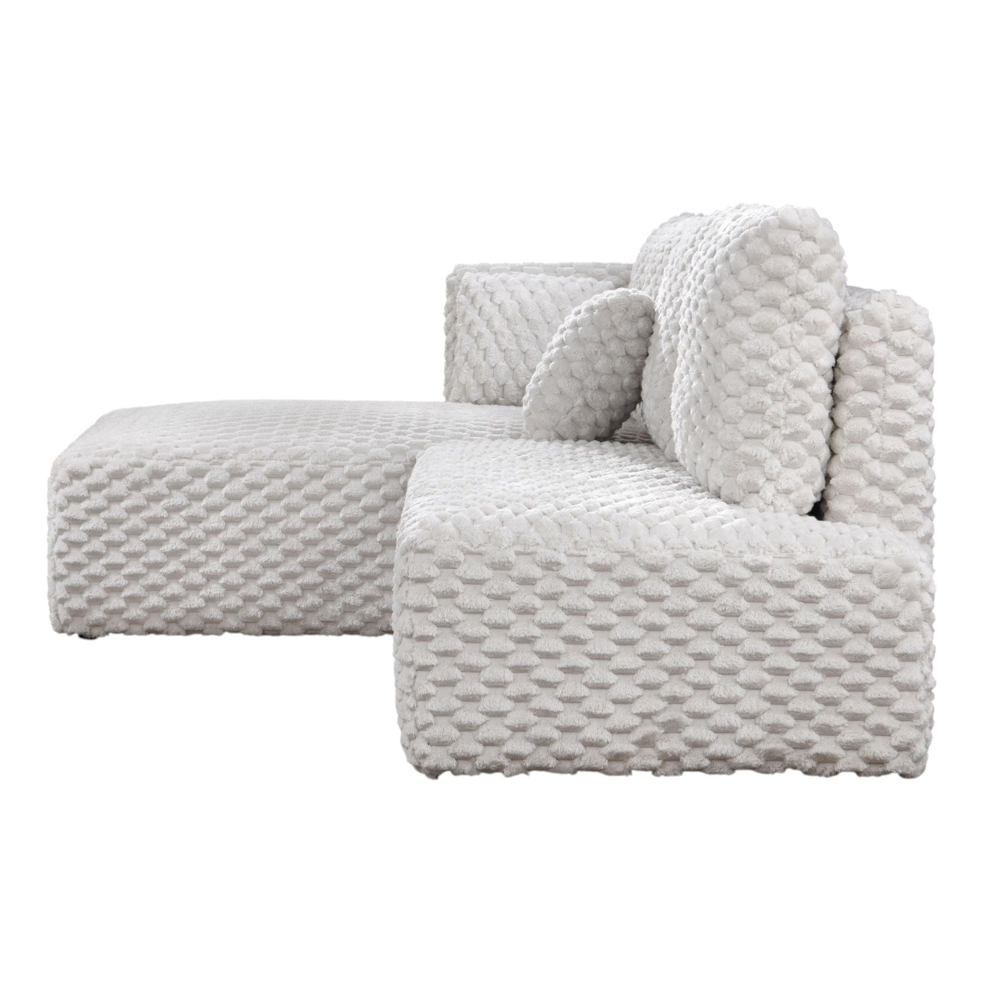 Manya - Sectional Sofa - Ivory